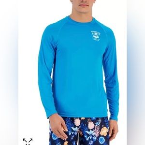 Club room long sleeves rash guard sz S